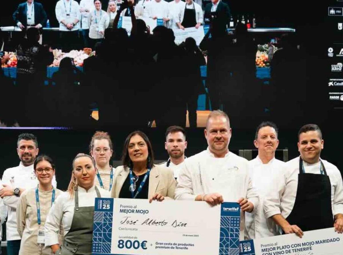El mejor mojo 🫑 se hace en Tazacorte: José Alberto Díaz triunfa🥇 en Madrid Fusión