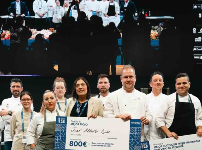 El mejor mojo 🫑 se hace en Tazacorte: José Alberto Díaz triunfa🥇 en Madrid Fusión